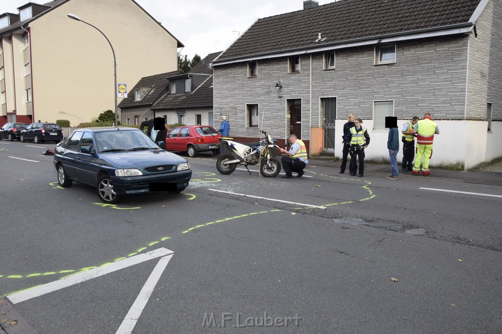 VU Krad PKW Koeln Duennwald Berlinerstr P101.JPG - Miklos Laubert